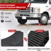 2er Pack Auffahrkeile mit 2 Bremskeile & Tragetasche & 2 Rutschfesten Matten bis 16T Stufenkeile