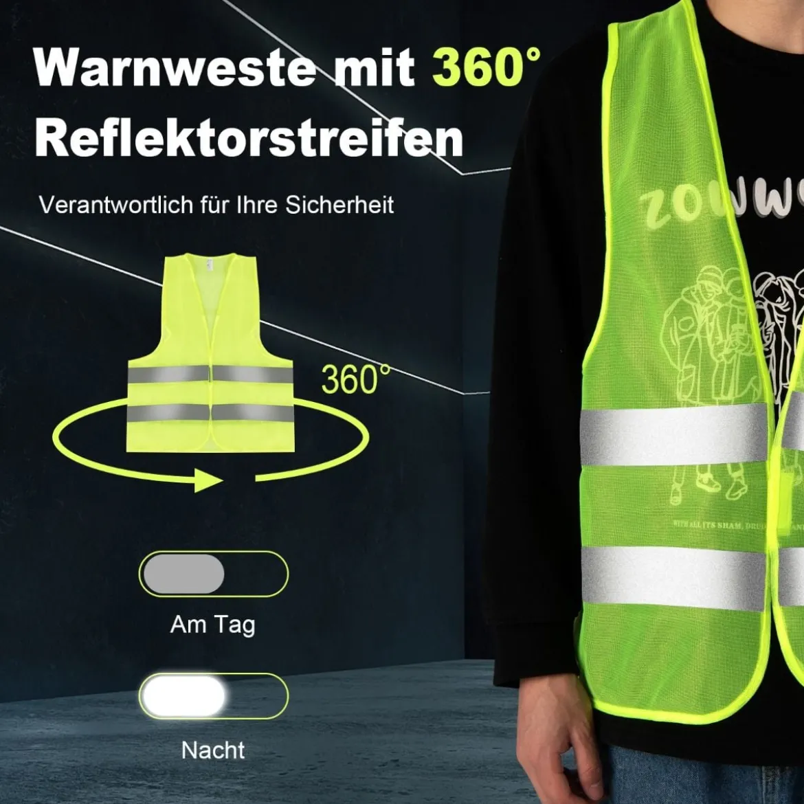 12er Pack Leitkegel Sicherheitskegel mit reflektierenden Kragen Orangefarbene Verkehrshütchen aus PVC