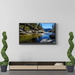 2er Set 120 cm künstlicher Buchsbaum künstliche Pflanze aus PE Kunstpflanze Grün