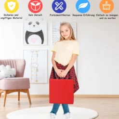 6er Set Kinder Quadratische Stuhlkissen Bodenkissen Sitzkissen