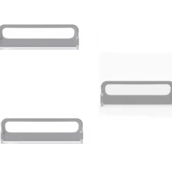 3er Set Klappbares Bettgitter mit Abnehmbarem Oxford-Stoffbezug Grau (2 Stücke 198 x 60 cm+1 Stück 178 x 60 cm)