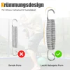20er SetPack Trampolinfedern 14 cm schwere verzinkte Stahlfedern mit T-Haken-Zugwerkzeug
