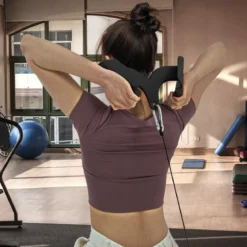 5er Set Rudegriffe für Kabelmaschine V Form LAT Kabelzugriff mit Gummi Handgriff für Rückenkrafttraining
