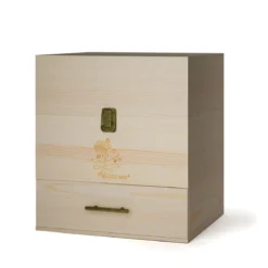 3 Etagen Ätherisches Öl Organizer 59 Fächer Ätherische Öl-Box Aufbewahrungsbox mit Schublade Holz