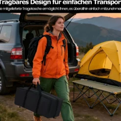 Fahrradgarage Outdoor Fahrradabdeckung mit wasserbeständigem silberbeschichtetem Gewebe Reißverschlusstür Schwarz