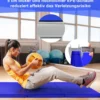 Faltbare Turnstange für Kinder Wackelfreies Heim-Fitnessgerät mit Gymnastikmatte Blau
