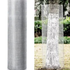 Feuerverzinktes Drahtgeflecht 15 x 15 mm Maschendraht 19 Gauge Metallgitter Drahtgitter 122 x 150 cm Silber