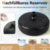 Füllbarer runder Schirmständer mit 37 cm Durchmesser für maximal 12 Kg Schwarz