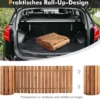 Garten-Holzweg 245 x 55 x 2 cm Ausrollbarer Witterungsbeständiger Gerader Gehweg im Freien