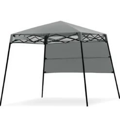 Gartenpavillon Gartenzelt mit Tasche tragbares Partyzelt 181x181x210cm Grau