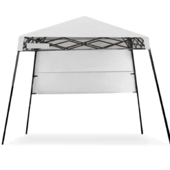 Gartenpavillon Gartenzelt mit Tasche tragbares Partyzelt 181x181x210cm Weiß