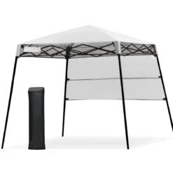 Gartenpavillon Gartenzelt mit Tasche tragbares Partyzelt 181x181x210cm Weiß