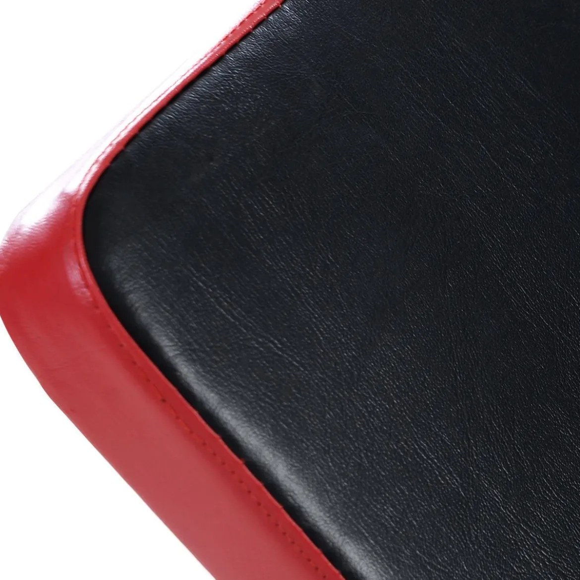Go[plus Trainingsbank Verstellbar Hantelbank Schrägbank mit Sitz- und Rückenlehne Rot und Schwarz 115 x 60 x 127 cm