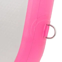 Gymnastikmatte Aufblasbar Tumbling Matte Trainingsmatte Blau/Rosa/Schwarz 400 x 100 x 10 cm