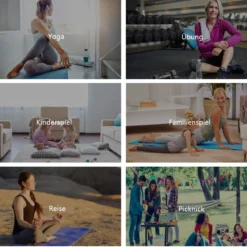Gymnastikmatte Weichbodenmatte Yogamatte Klappmatte Turnmatte 180 x 60 x 4 cm