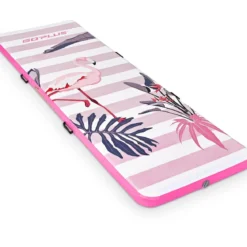 Gymnastik-Trainingsmatte aufblasbare Turnmatte Air Track 300 x 100 x 10 cm Rosa