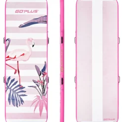 Gymnastik-Trainingsmatte aufblasbare Turnmatte Air Track 300 x 100 x 10 cm Rosa