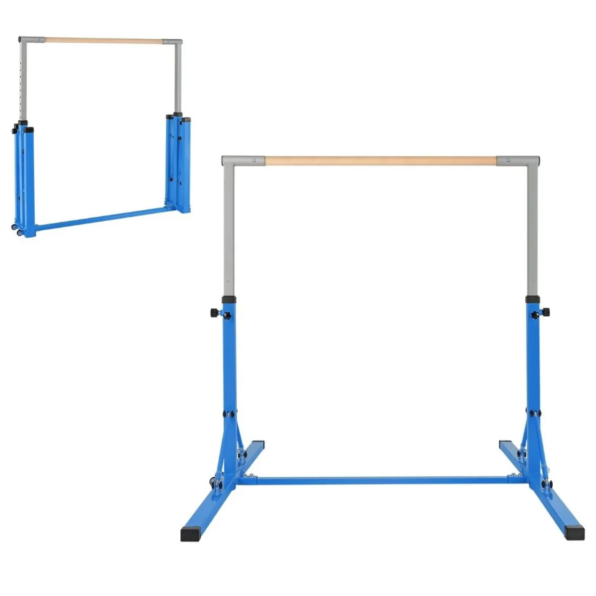 Gymnastik Turnreck Turnreck höhenverstellbar Turnstangen bis 100kg belastbar für den Innenbereich Rosa/Blau/Grün/Violett