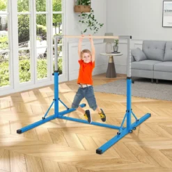 Gymnastik Turnreck Turnreck höhenverstellbar Turnstangen bis 100kg belastbar für den Innenbereich Rosa/Blau/Grün/Violett
