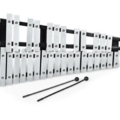 Handpercussion Glockenspiel Xylophon mit Schlägel Tragetasche 30 Noten