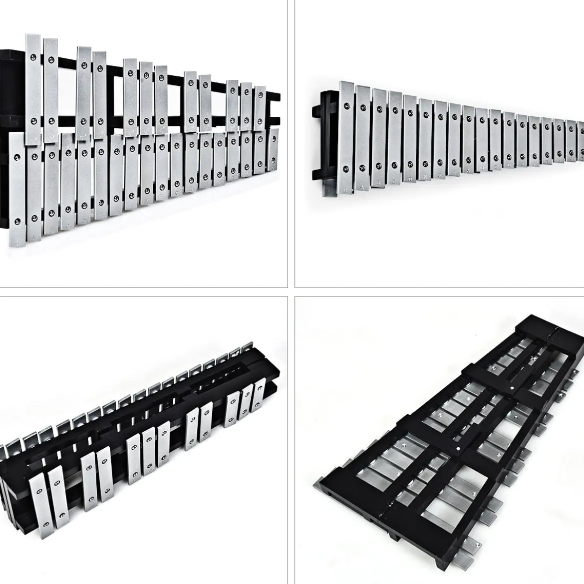 Handpercussion Glockenspiel Xylophon mit Schlägel Tragetasche 30 Noten