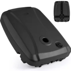 HDPE Sonnenschirmständer Mit Rollen Abflusslöchern Befüllbar Für Garten Terrasse Balkon Schwarz
