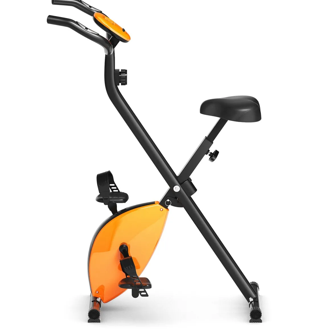 Heimtrainer Ergometer Fitnessfahrrad LCD Display Fahrrad bis 100kg belastbar