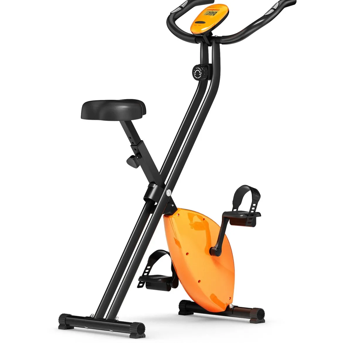 Heimtrainer Ergometer Fitnessfahrrad LCD Display Fahrrad bis 100kg belastbar
