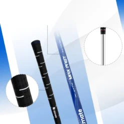 Herren Komplett Golfschläger Set 15 Teilges Golf Set Rechtshänder mitGolftasche Golfschlägersätze Blau
