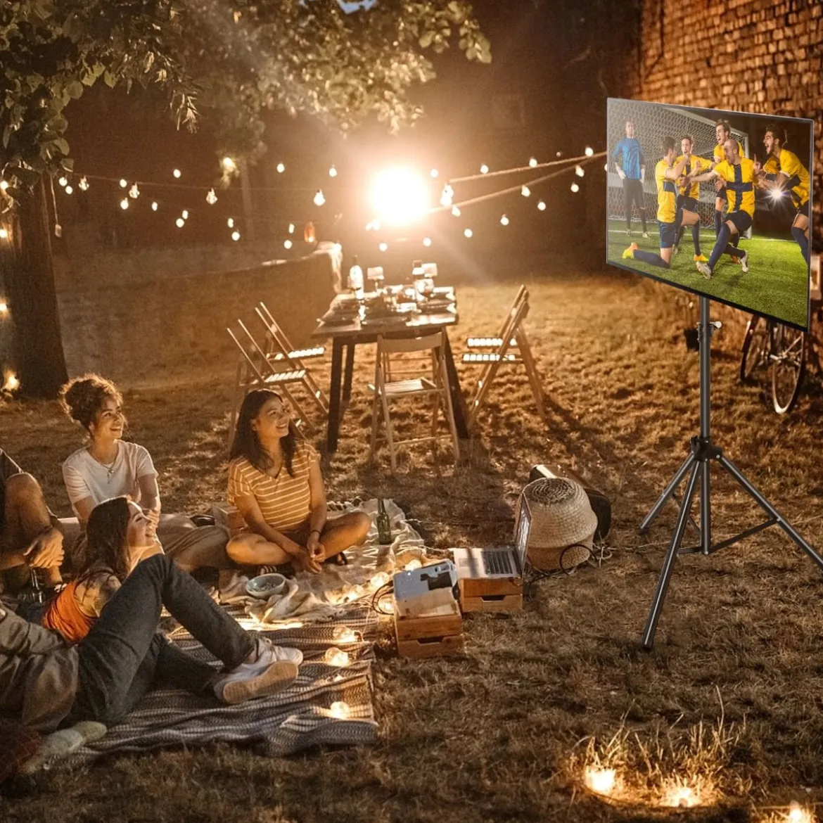 Höhenverstellbarer TV Ständer für 21–47 Zoll Plasma/LCD/LED Fernseher & Flach bis zu 35 kg