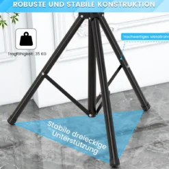 Höhenverstellbarer TV Ständer für 21–47 Zoll Plasma/LCD/LED Fernseher & Flach bis zu 35 kg