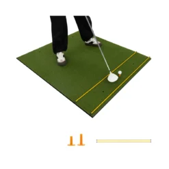 3-in-1-Abschlagmatte für Golf Hochwertige Schlagmatte mit Kunstrasen 152 x 117 cm