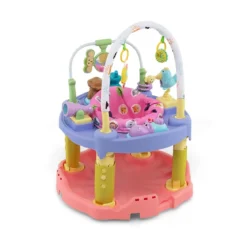 3-in-1 Baby Aktivitätszentrum mit Aktivitätstisch & Spielmatte ideal für 0-24 Monate Rosa