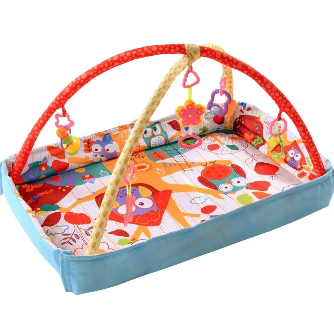 2 in 1 Baby Krabbeldecke Spielbogen Spielmatten