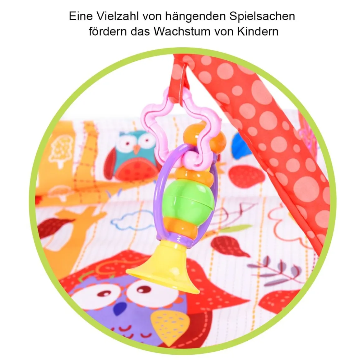 2 in 1 Baby Krabbeldecke Spielbogen Spielmatten