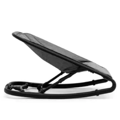 2 in 1 Babywippe und Babyschaukel klappbar Babyliegestuhl mit 2 verstellbaren Liegepositionen bis 15 kg Grau
