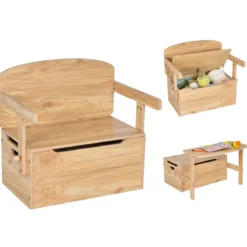3 in 1 Kinder-Aktivitätstisch Set mit Schreibtisch & Sitzbank & Aufbewahrungsbox für Kindergarten