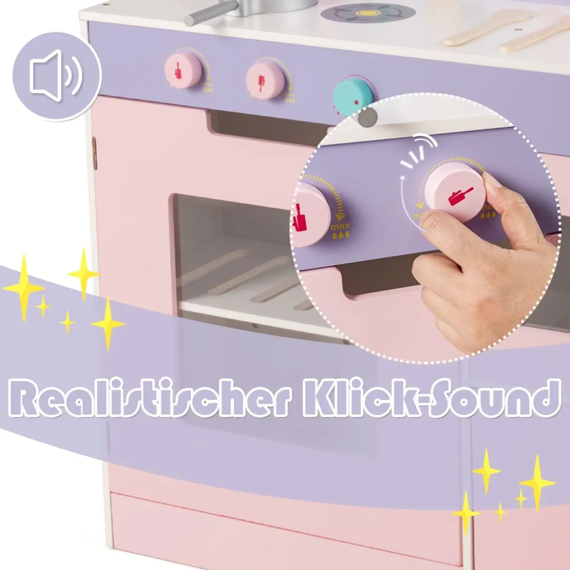 2 in 1 Kinderküche und Restaurant doppelseitiges Rollenspiel Set Spielküche