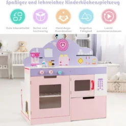 2 in 1 Kinderküche und Restaurant doppelseitiges Rollenspiel Set Spielküche