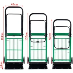2 in 1 Klappbare Sackkarre Transportkarre Reifenkarre
