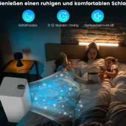 3 in 1 Luftkühler & Ventilator & Luftbefeuchter mit 3 Modi & 12H Timer Grau+Weiß