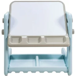 2 in 1 Magnetische Maltafel Kinderschreibtisch mit höhen- und neigungsverstellbarer Tischplatte Blau
