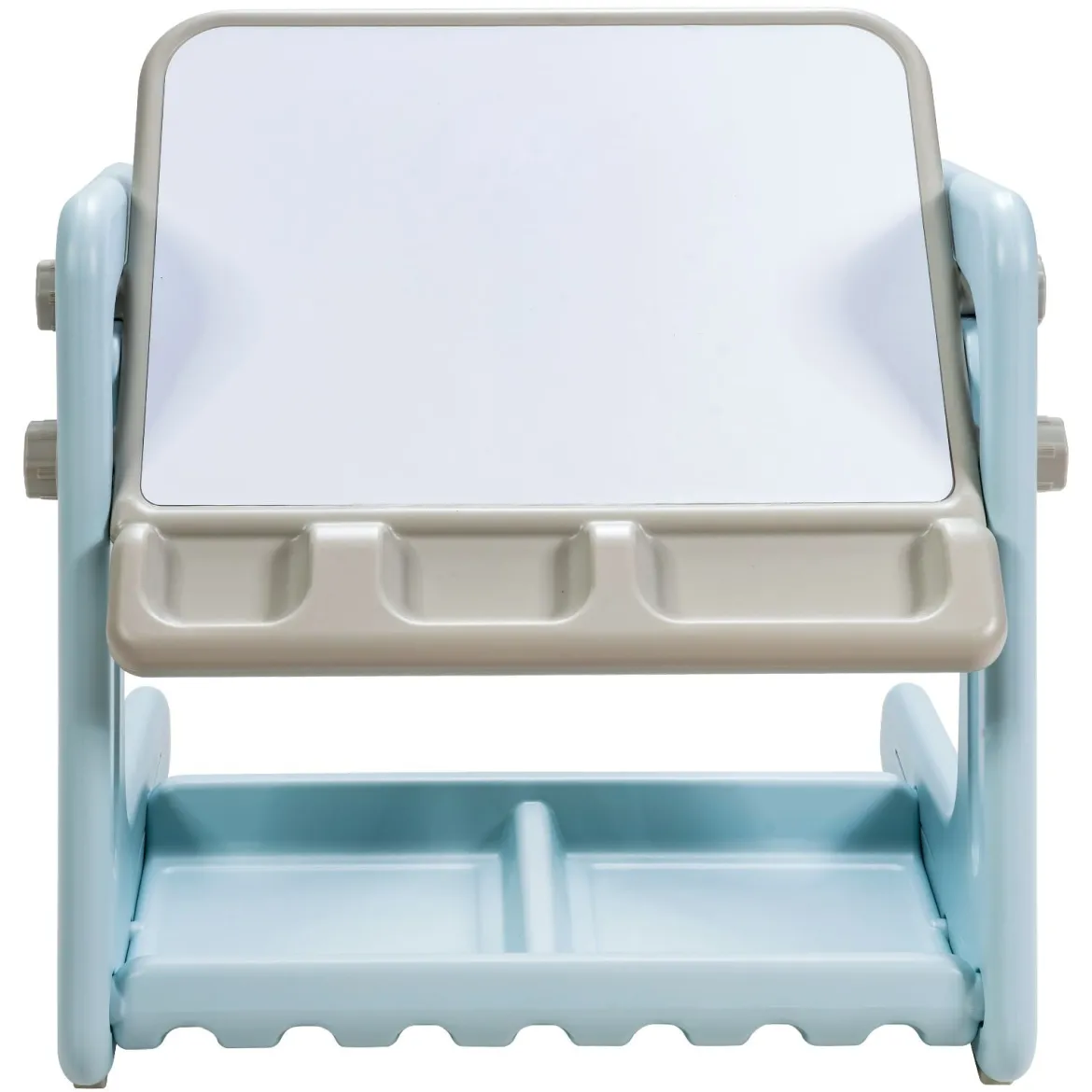 2 in 1 Magnetische Maltafel Kinderschreibtisch mit höhen- und neigungsverstellbarer Tischplatte Blau