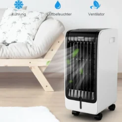 3 in 1 Mobile Luftkühler 75W Ventilator Luftreinigung & Luftbefeuchter
