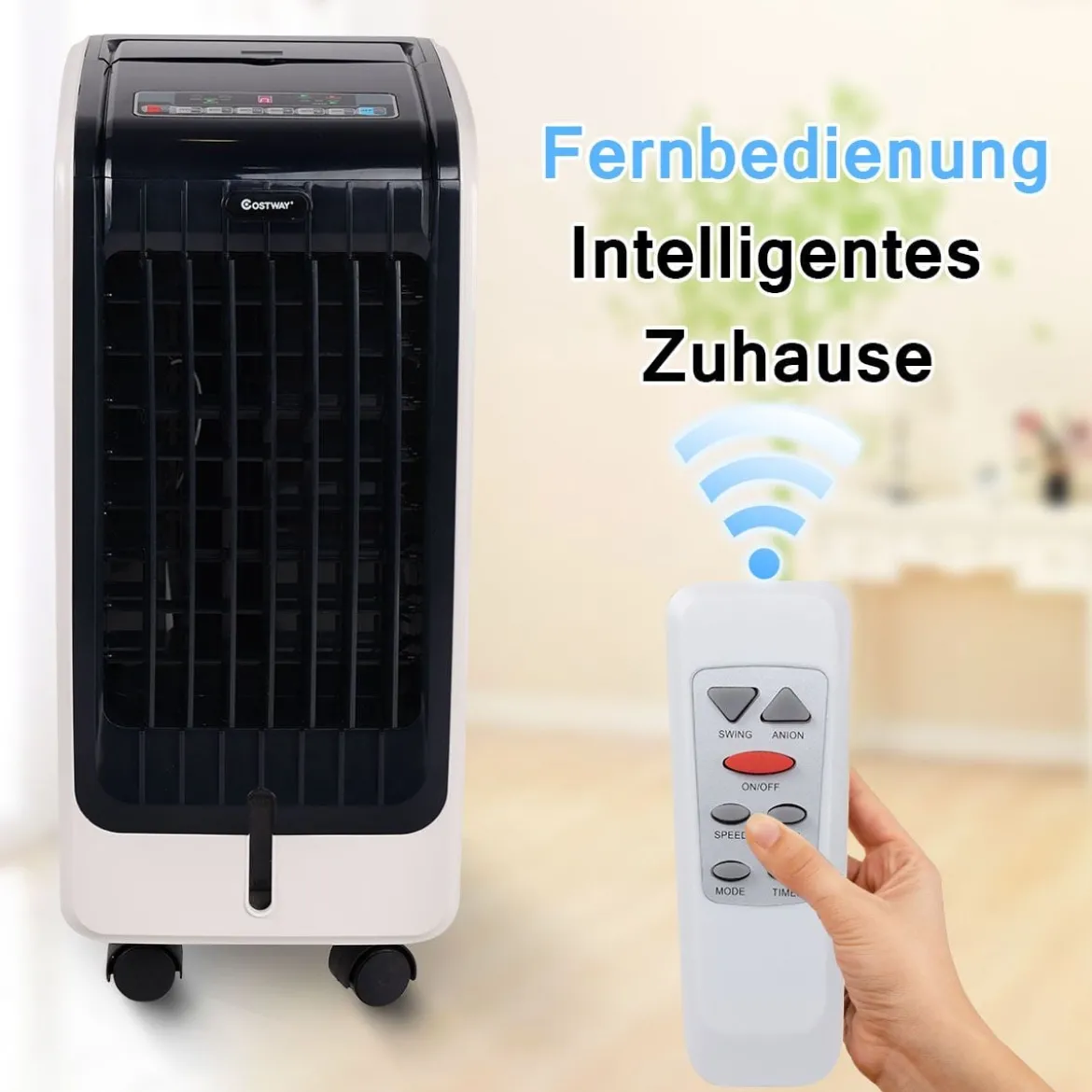 3 in 1 Mobile Luftkühler 75W Ventilator Luftreinigung & Luftbefeuchter