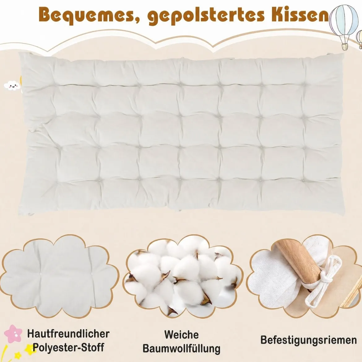 3 in 1 Montessori Klettersset aus Holz Spielset für Kinder ab 1 Jahr Klettergerüst Set Natur