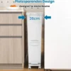 3 in 1 Multifunktionaler Mülleimer mit Neigbarem Unterem Behälter Küchenabfalleimer