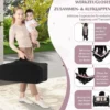 4 in 1 Reisebett mit Matratze Beistellbett klappbar mit verstellbaren Vordach