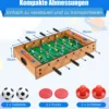 2 in 1 Spieltisch Multifunktionsspieltisch aus Holz Multi-Spieltisch Air Hockeytisch und Tischkicker