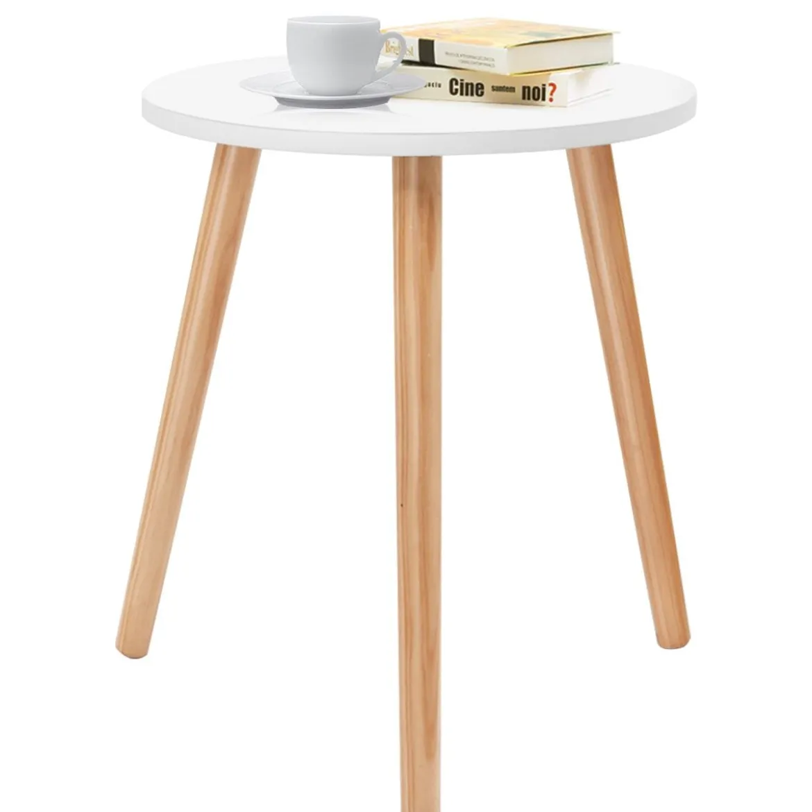 Kaffeetisch Beistelltisch Esstisch Küchentisch Nachttisch Holz Weiß